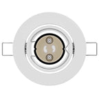 Selvion - Spotlights med strålkastare 24 pcs Vit 9 x 9 cm Metall