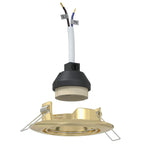 Gravilo - Spotlights med strålkastare 12 pcs Guld 9 x 9 cm Metall