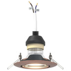 IIIuvon - Spotlights med strålkastare 12 pcs Koppar 9 x 9 cm Metall