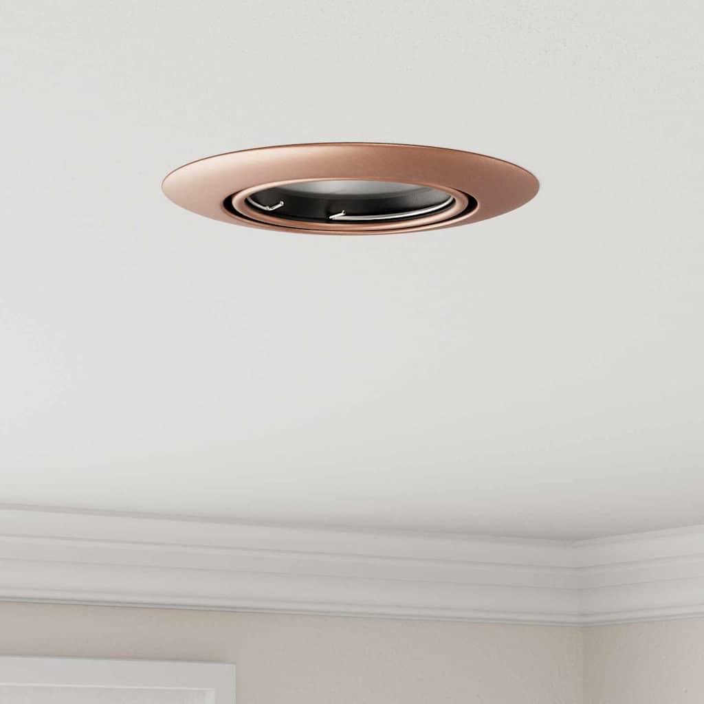 Montiva - Spotlights med strålkastare Koppar 9 x 9 cm Metall