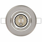 Lumessa - Spotlights med strålkastare 6 pcs Silver 9 x 9 cm Metall