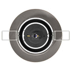 Nelvian - Spotlights med strålkastare 6 pcs Mässing 9 x 9 cm Metall