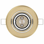 Hessira - Spotlights med strålkastare 12 pcs Mässing 9 x 9 cm Metall