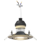 Parniva - Spotlights med strålkastare 24 pcs Mässing 9 x 9 cm Metall