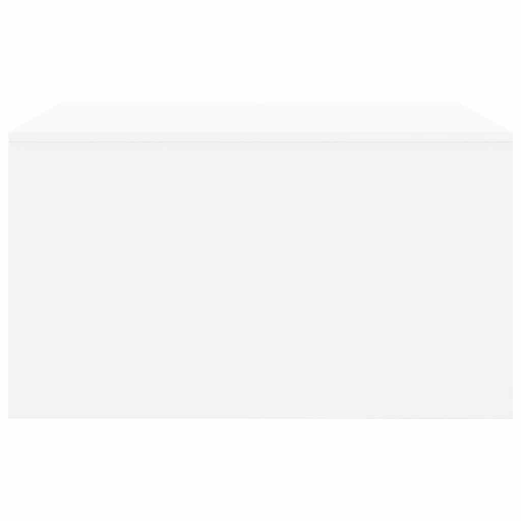 Virenso - Soffbord med lådor vit 70,5x70x40 cm