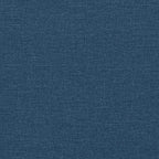 2-sitssoffa med schäslong L-formad blå 125 cm tyg