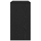 Avlastningsbord svart ek 89x41x76,5 cm konstruerat trä