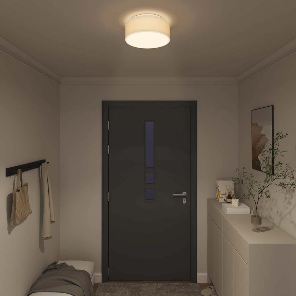 Silveny - Taklampa Vit 30 x 13.5 cm tyg