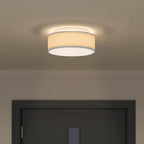 Elunari - Taklampa Grå 30 x 13.5 cm tyg