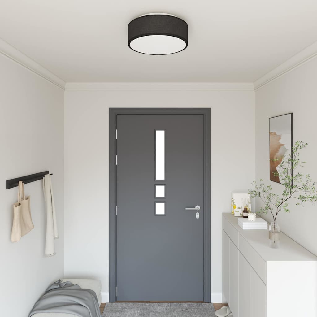 Virenso - Taklampa Svart 38 x 13.5 cm tyg