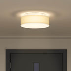 Zorelli - Taklampa Vit 38 x 13.5 cm tyg