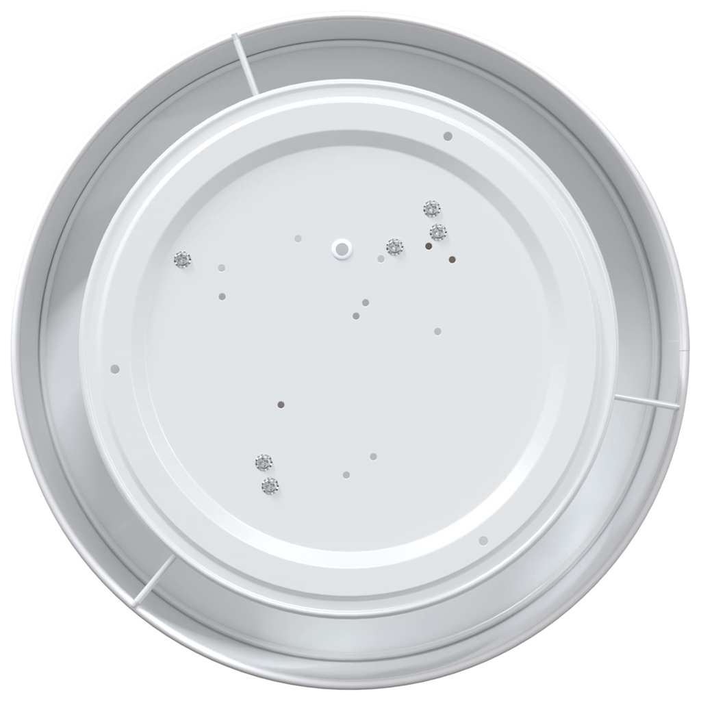 Zorelli - Taklampa Vit 38 x 13.5 cm tyg