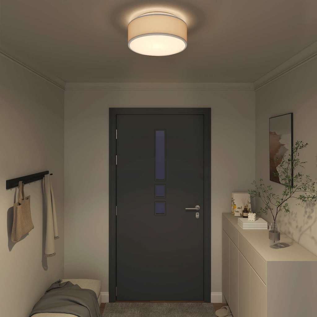 Montira - Taklampa Grå 38 x 13.5 cm tyg