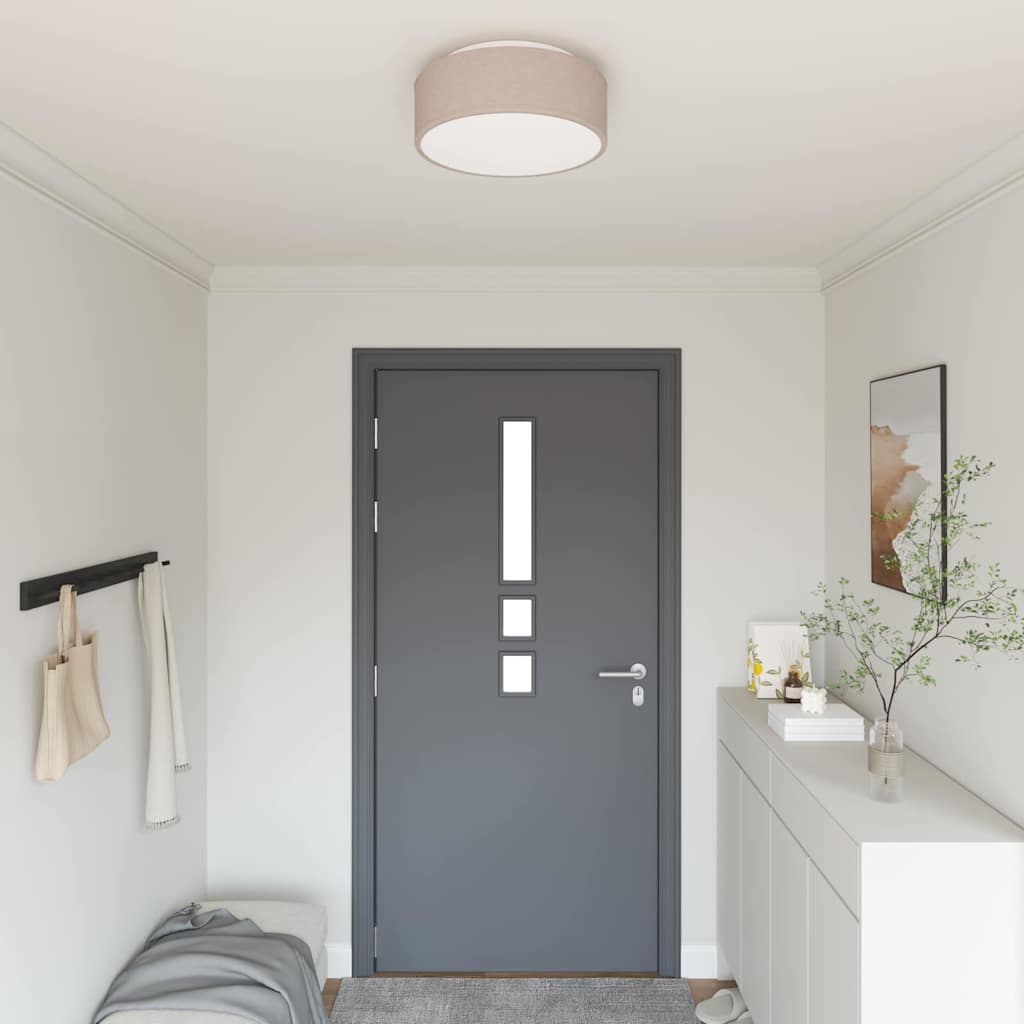 Syrino - Taklampa Taupe 38 x 13.5 cm tyg