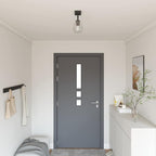 Finula - Takspotlight Svart 13 x 13 x 26 cm Glas och metall