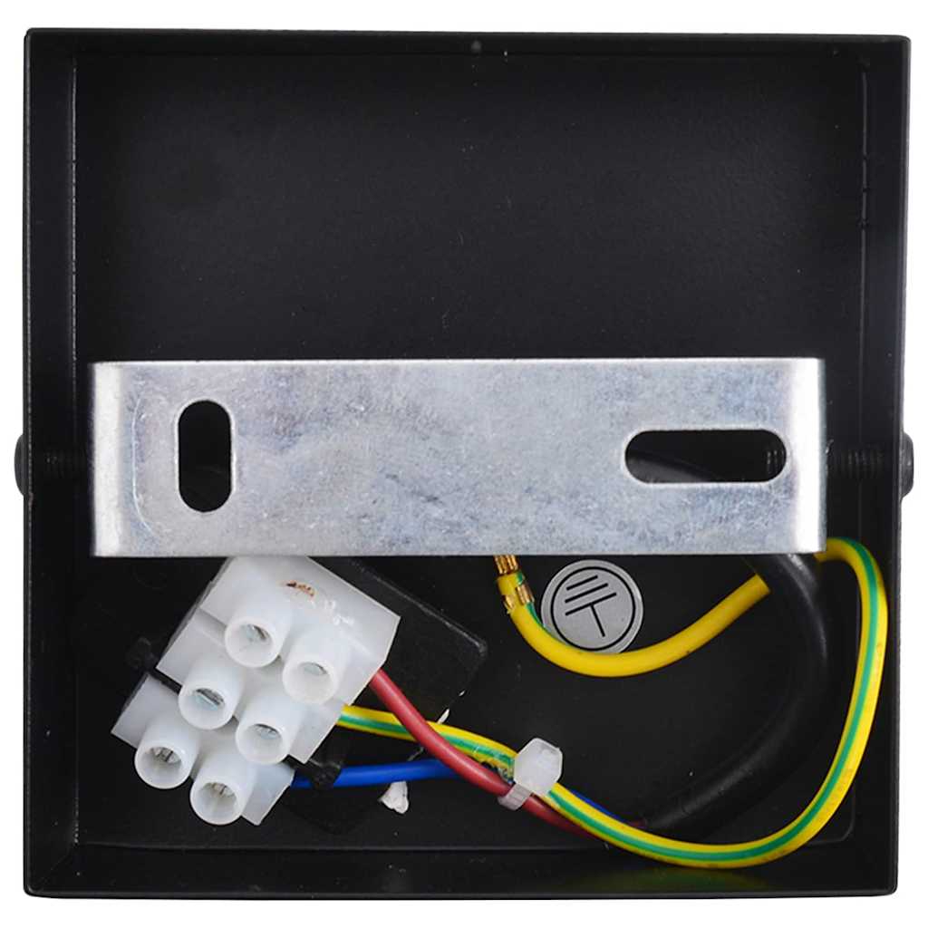 Finula - Takspotlight Svart 13 x 13 x 26 cm Glas och metall