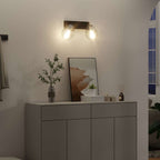 Arinova - Takspotlight Svart 33 x 13 x 26 cm Glas och metall