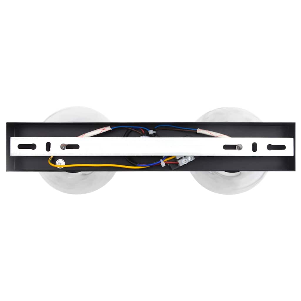 Arinova - Takspotlight Svart 33 x 13 x 26 cm Glas och metall