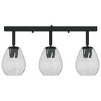 Lurevia - Takspotlight Svart 54 x 13 x 26 cm Glas och metall