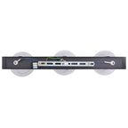 Lurevia - Takspotlight Svart 54 x 13 x 26 cm Glas och metall