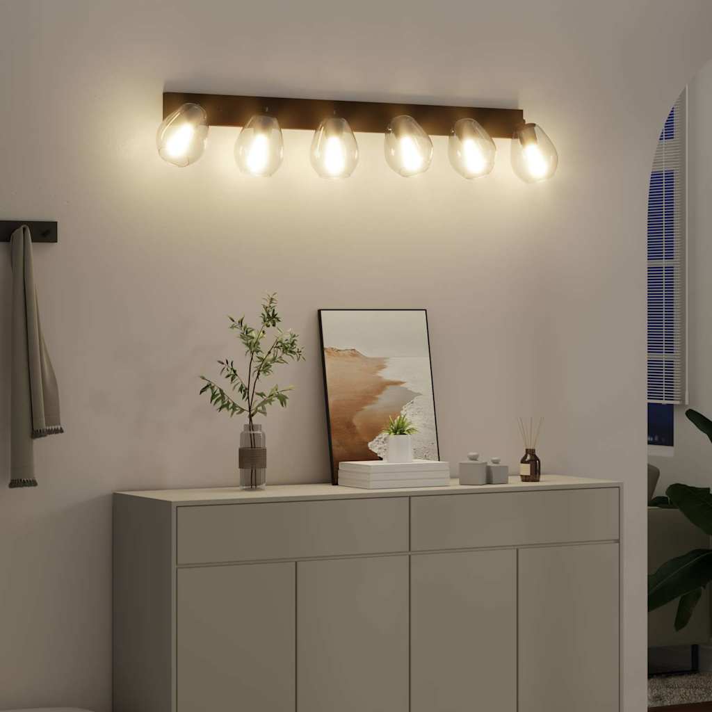 Seranoz - Takspotlight Svart 110.5 x 13 x 26 cm Glas och metall