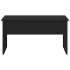 Cerviano - Kaffeebord Svart Ek 80 x 50,5 x 41,5 cm Konstruerat trä