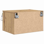 Marviro - Väggmonterad sänggavel med låda med Artisan Ek 50 x 36 x 30 cm