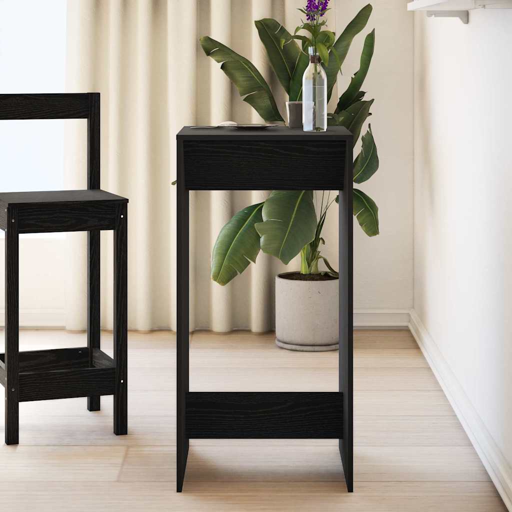 Barbord Svart Ek 51 x 50 x 103.5 cm Konstruerat trä