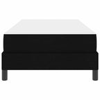 Bäddfjäder med madrass Svart 90 x 190 cm tyg