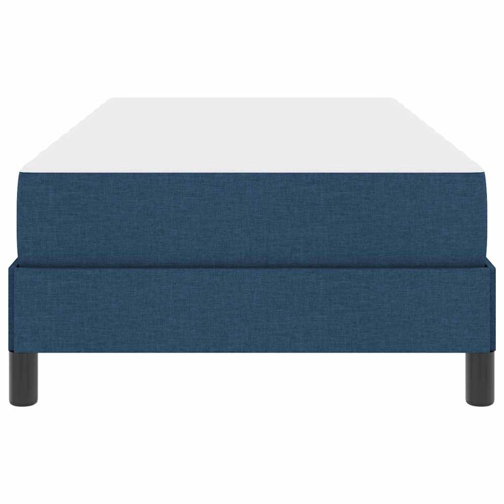 Bäddfjäder med madrass Blå 90 x 200 cm tyg