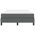 Bäddfjäder med madrass Mörkgrå 120 x 200 cm tyg