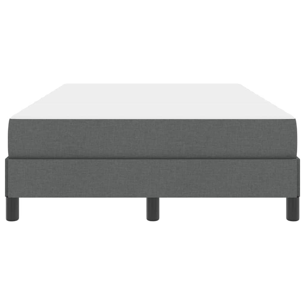 Bäddfjäder med madrass Mörkgrå 120 x 200 cm tyg