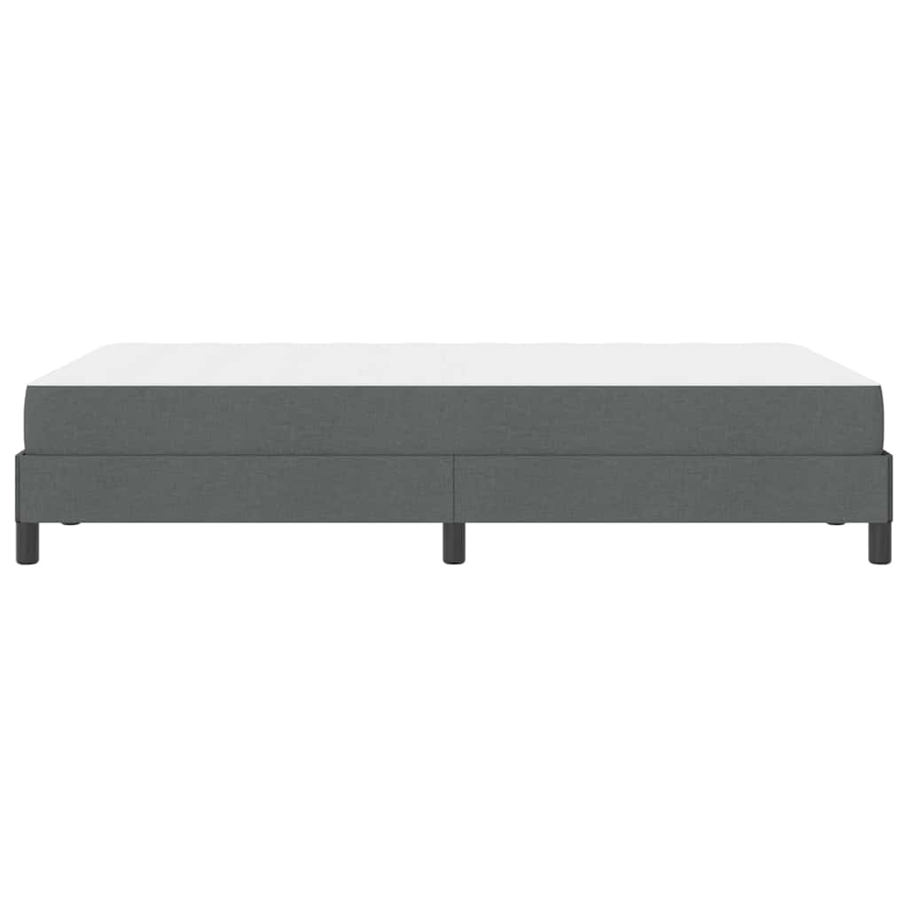 Bäddfjäder med madrass Mörkgrå 120 x 200 cm tyg