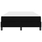 Bäddfjäder med madrass Svart 120 x 200 cm tyg