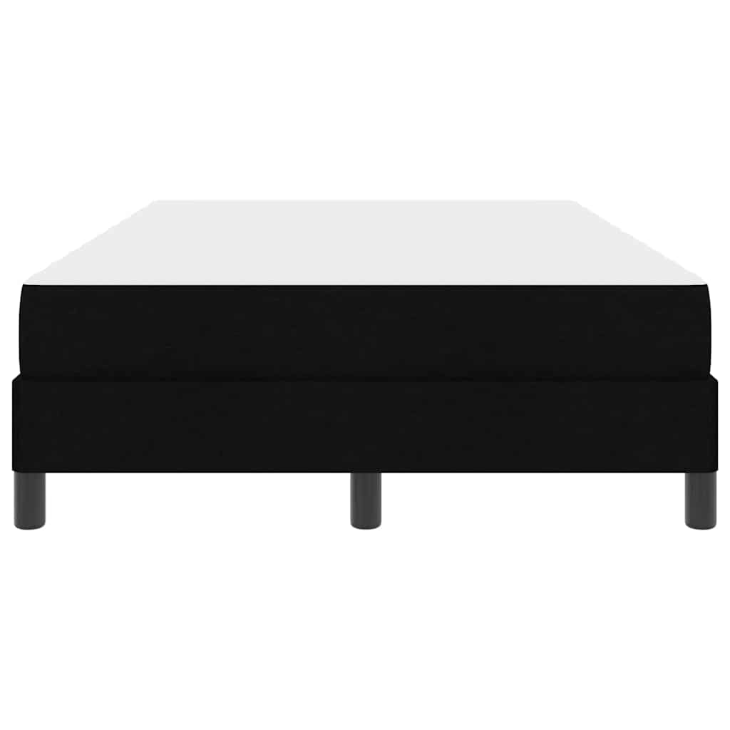 Bäddfjäder med madrass Svart 120 x 200 cm tyg