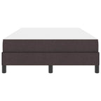 Bäddfjäder med madrass Mörkbrun 120 x 200 cm tyg