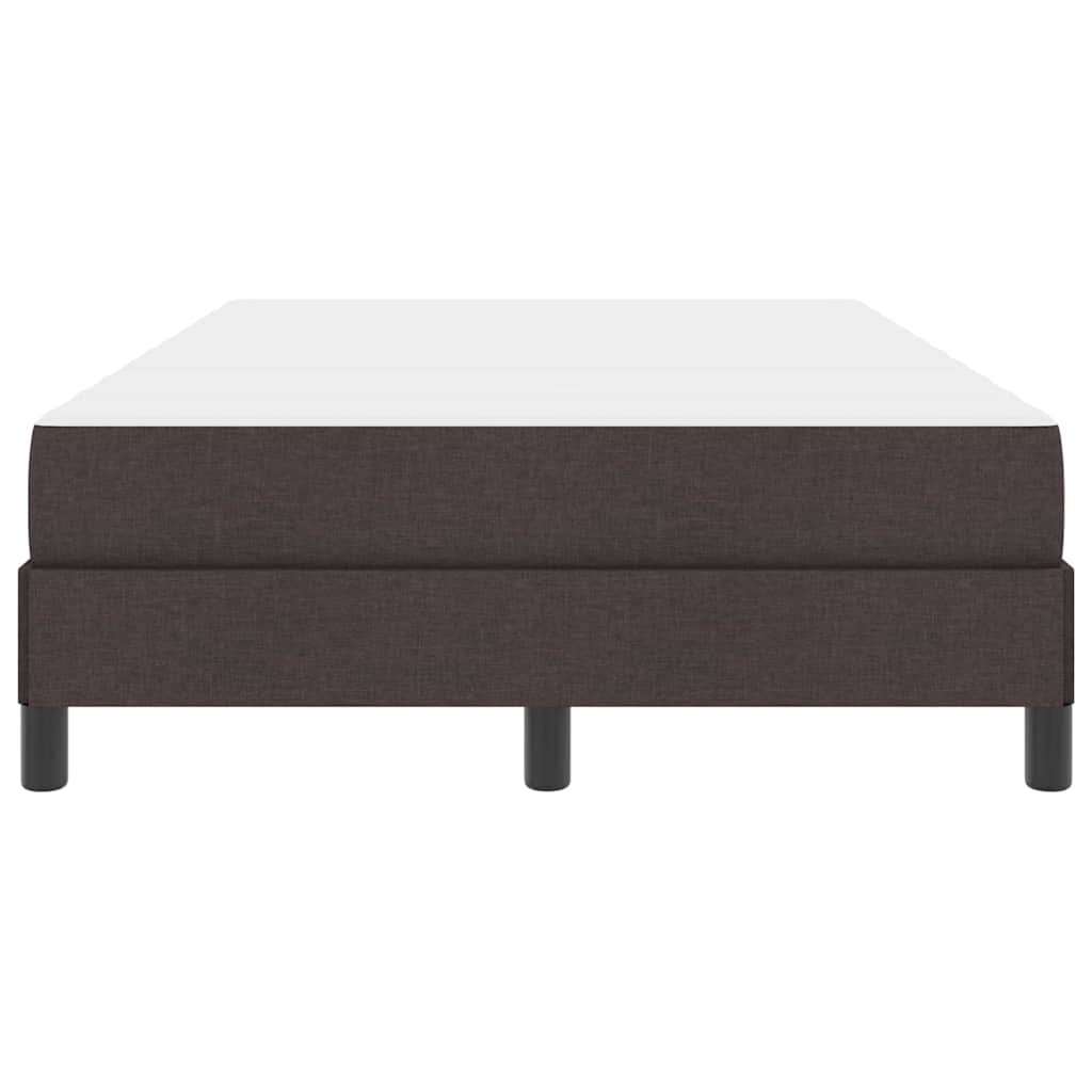 Bäddfjäder med madrass Mörkbrun 120 x 200 cm tyg