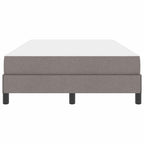 Bäddfjäder med madrass Taupe 120 x 200 cm tyg