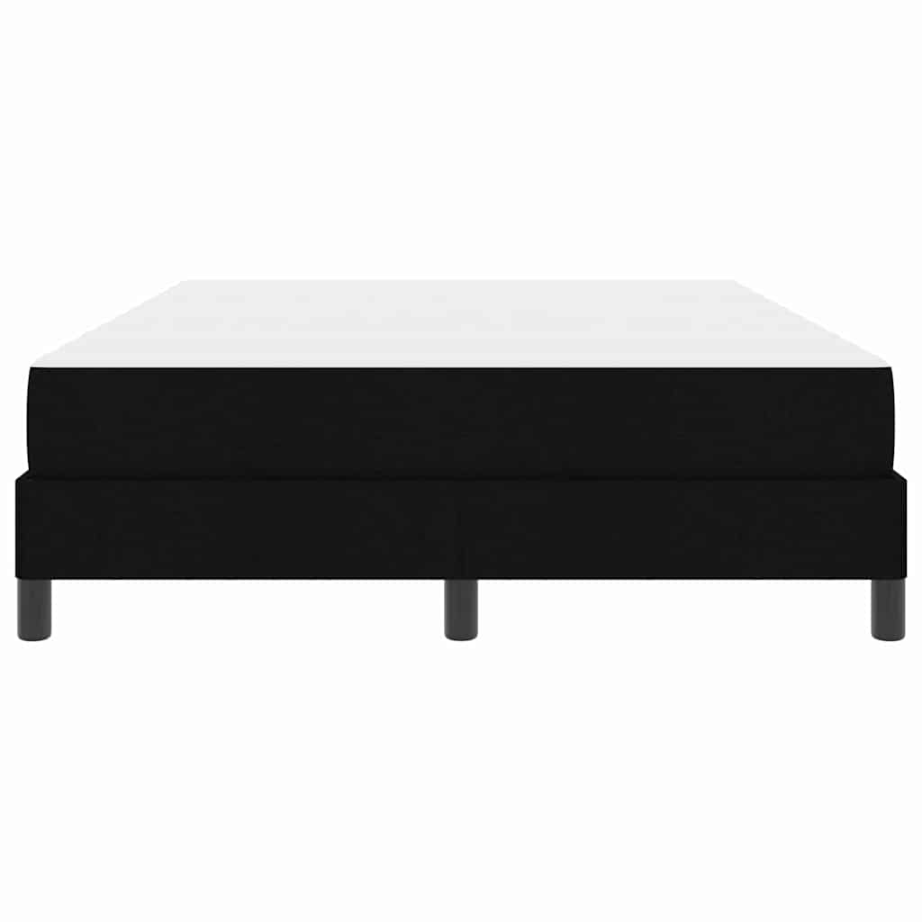 Bäddfjäder med madrass Svart 140 x 190 cm tyg