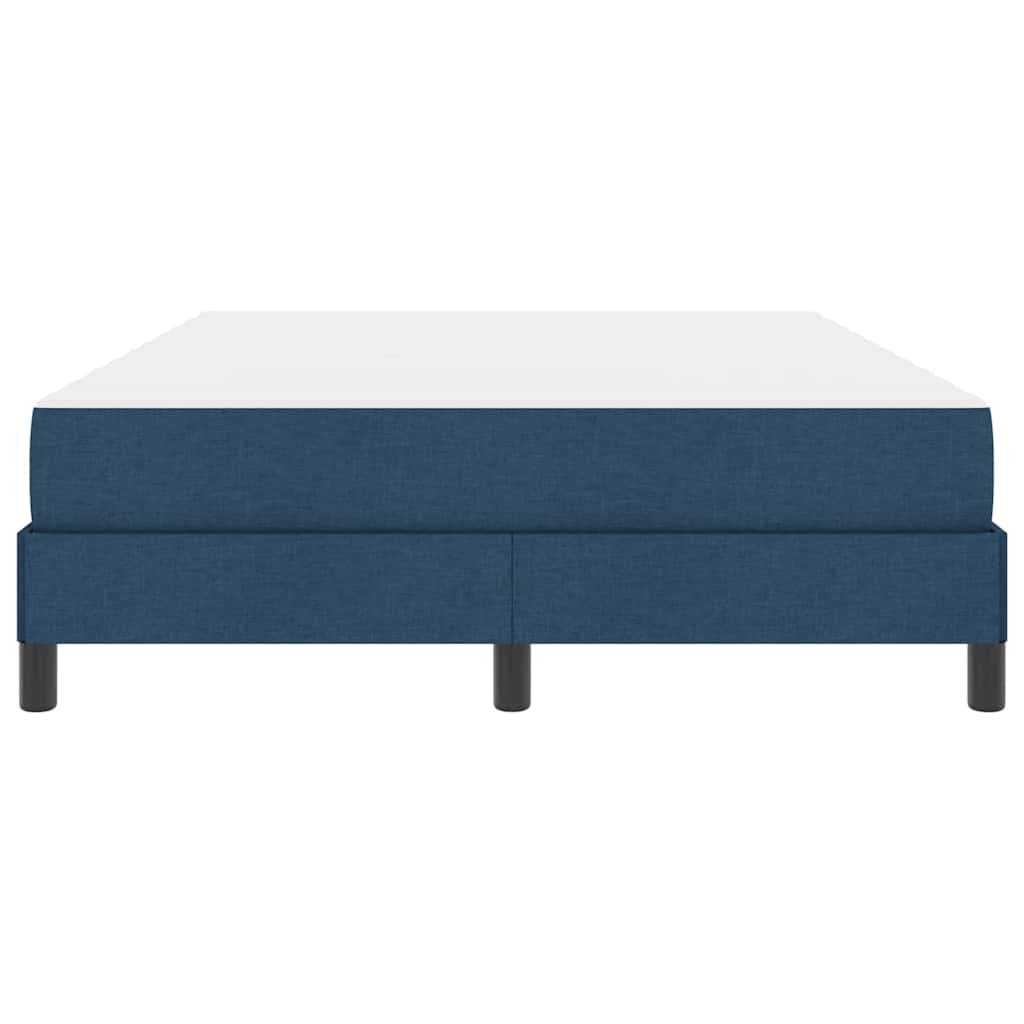 Bäddfjäder med madrass Blå 140 x 190 cm tyg