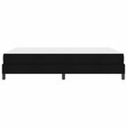 Bäddfjäder med madrass Svart 140 x 200 cm tyg