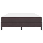 Bäddfjäder med madrass Mörkbrun 140 x 200 cm tyg