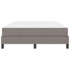 Bäddfjäder med madrass Taupe 140 x 200 cm tyg