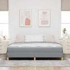 Bäddfjäder Ljusgrå 180 x 200 cm tyg