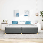 Bäddfjäder Mörkgrå 200 x 200 cm tyg