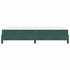 Bäddfjäder med madrass Mörkgrön 120 x 190 cm tyg