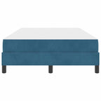 Bäddfjäder med madrass Mörkblå 120 x 200 cm tyg