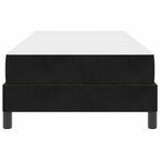 Bäddfjäder med madrass Svart 80 x 210 cm tyg