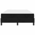 Bäddfjäder med madrass Svart 120 x 210 cm tyg