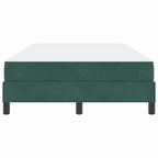 Bäddfjäder med madrass Mörkgrön 120 x 220 cm tyg